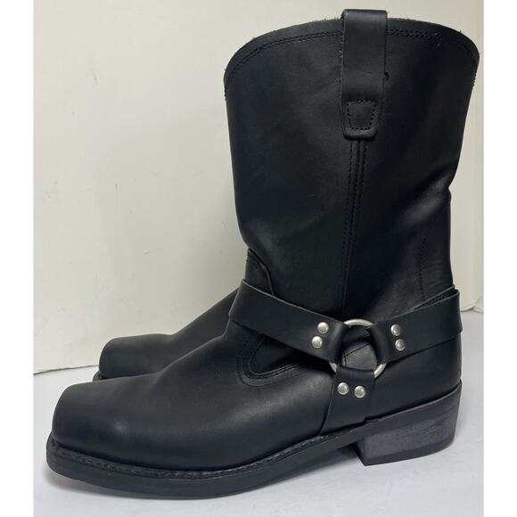 Cody James Harness Boots Black Leather Biker Motorcycle Men’s Size 15 main image 10